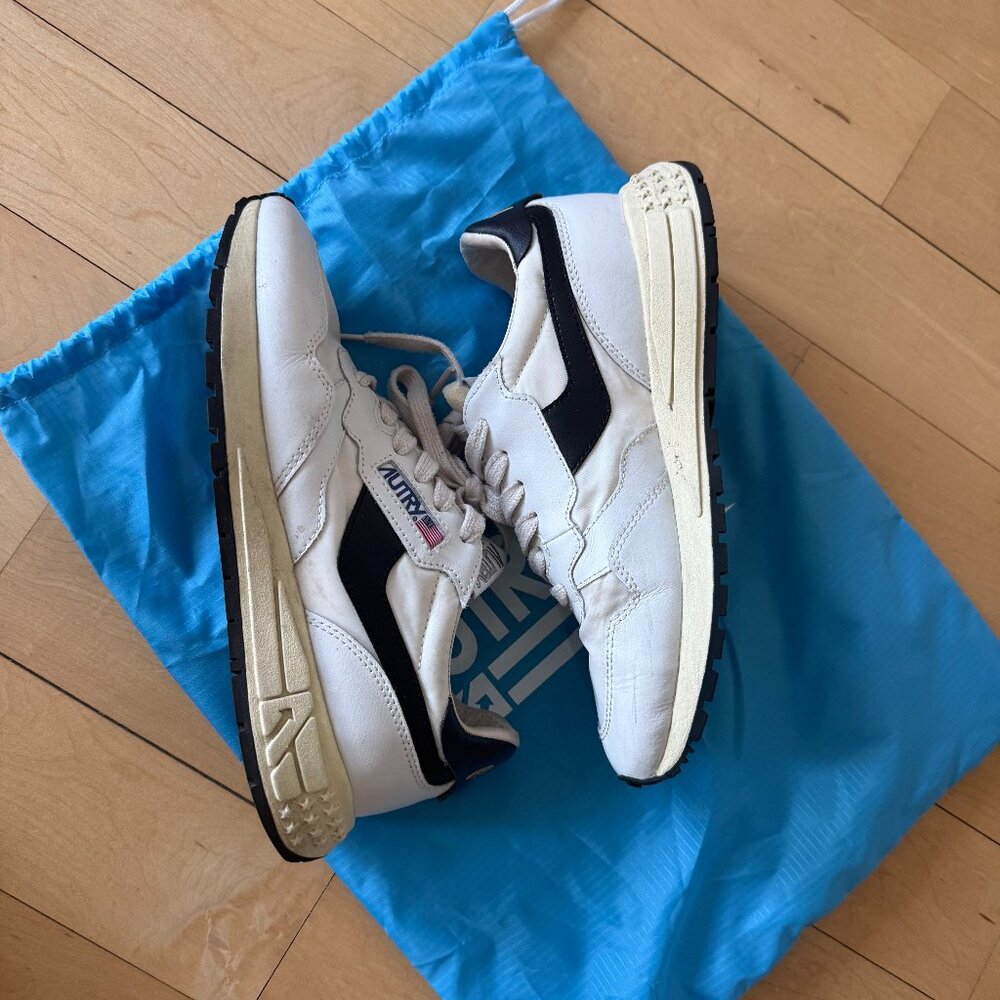 Autry Reelwind Low Sneakers White/Black US Size 8/IT38